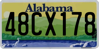 AL license plate 48CX178