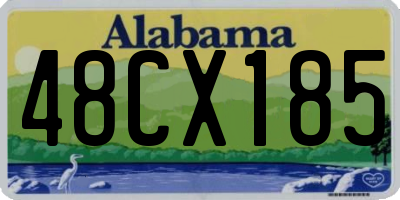 AL license plate 48CX185