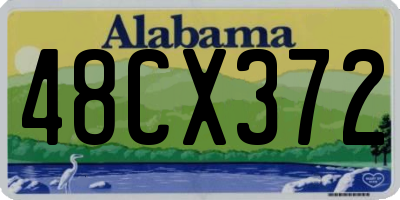 AL license plate 48CX372