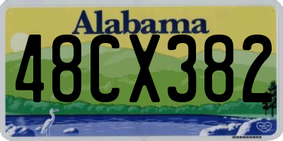 AL license plate 48CX382