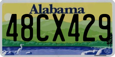 AL license plate 48CX429