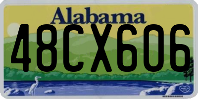 AL license plate 48CX606