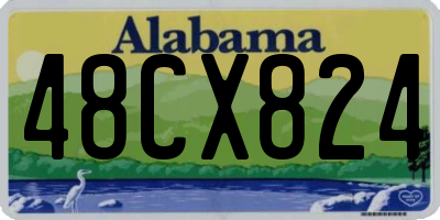 AL license plate 48CX824