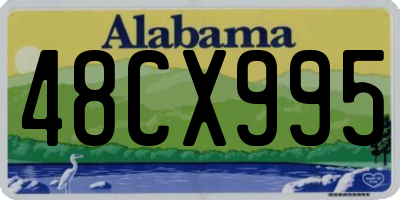 AL license plate 48CX995