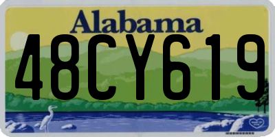 AL license plate 48CY619