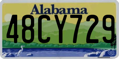 AL license plate 48CY729