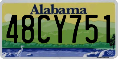 AL license plate 48CY751