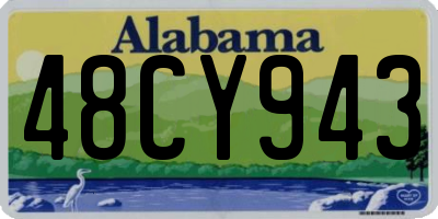 AL license plate 48CY943