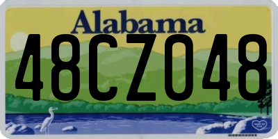 AL license plate 48CZ048