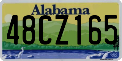 AL license plate 48CZ165