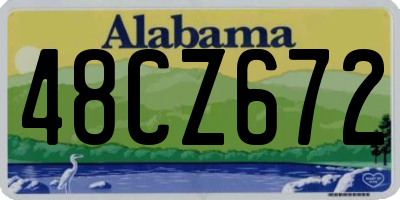 AL license plate 48CZ672
