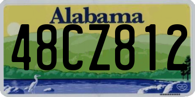 AL license plate 48CZ812