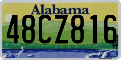 AL license plate 48CZ816