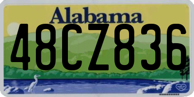 AL license plate 48CZ836