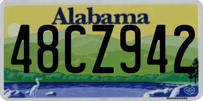 AL license plate 48CZ942