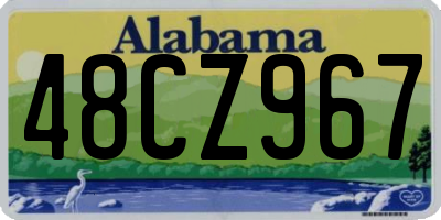 AL license plate 48CZ967