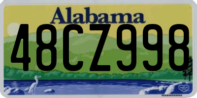 AL license plate 48CZ998