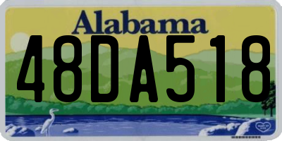 AL license plate 48DA518