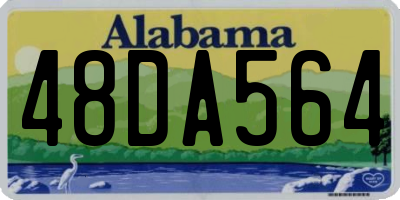 AL license plate 48DA564