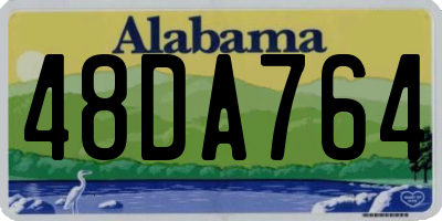 AL license plate 48DA764