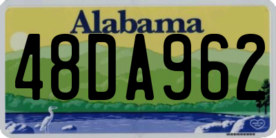 AL license plate 48DA962