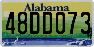 AL license plate 48DD073
