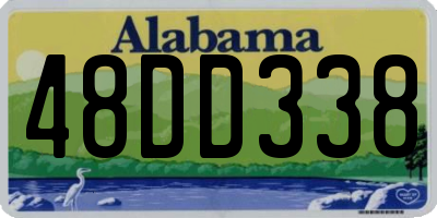 AL license plate 48DD338