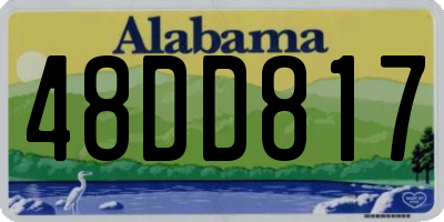 AL license plate 48DD817