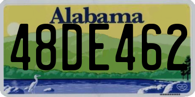 AL license plate 48DE462