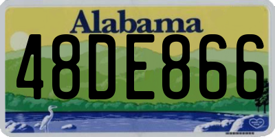 AL license plate 48DE866