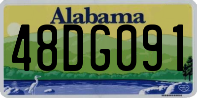 AL license plate 48DG091