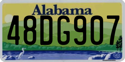 AL license plate 48DG907