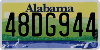 AL license plate 48DG944