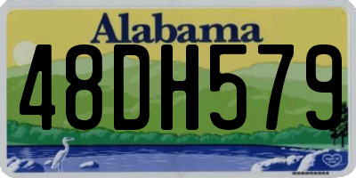 AL license plate 48DH579