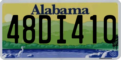 AL license plate 48DI410