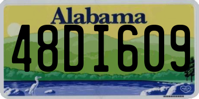 AL license plate 48DI609