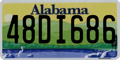 AL license plate 48DI686