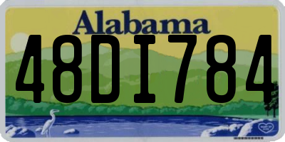 AL license plate 48DI784