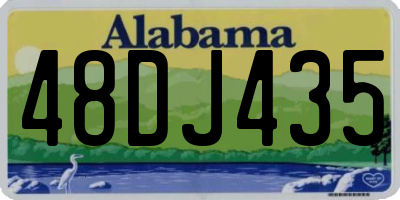 AL license plate 48DJ435