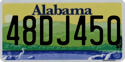 AL license plate 48DJ450