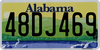 AL license plate 48DJ469