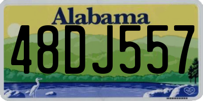 AL license plate 48DJ557