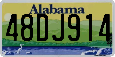 AL license plate 48DJ914