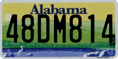AL license plate 48DM814