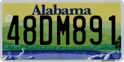 AL license plate 48DM891