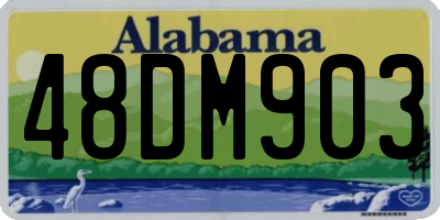 AL license plate 48DM903