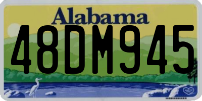 AL license plate 48DM945
