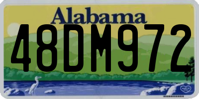 AL license plate 48DM972