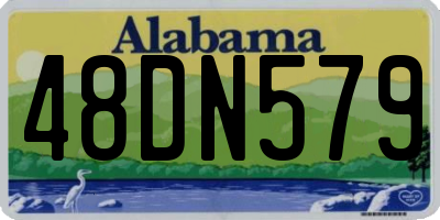 AL license plate 48DN579