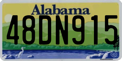 AL license plate 48DN915